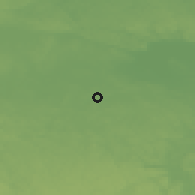 Shaded relief of the 46 km around Vikingstad, drawn from the GMTED2010 grid