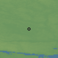 Shaded relief of the 46 km around Vrena, drawn from the GMTED2010 grid