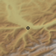Shaded relief of the 51 km around Aeschi bei Spiez, drawn from the GMTED2010 grid