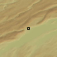 Shaded relief of the 51 km around Bôle, drawn from the GMTED2010 grid