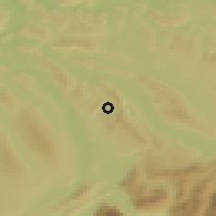 Shaded relief of the 51 km around Bonstetten, drawn from the GMTED2010 grid