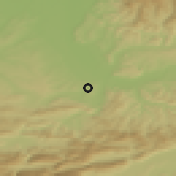 Shaded relief of the 51 km around Bottmingen, drawn from the GMTED2010 grid