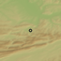 Shaded relief of the 51 km around Breitenbach, drawn from the GMTED2010 grid
