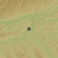 Shaded relief of the 51 km around Brugg, drawn from the GMTED2010 grid