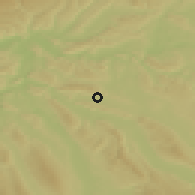 Shaded relief of the 51 km around Buchs, drawn from the GMTED2010 grid