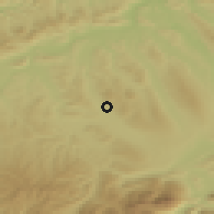 Shaded relief of the 51 km around Büron, drawn from the GMTED2010 grid