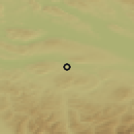 Shaded relief of the 51 km around Bussnang, drawn from the GMTED2010 grid