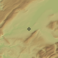Shaded relief of the 51 km around Carouge, drawn from the GMTED2010 grid