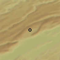 Shaded relief of the 51 km around Cernier, drawn from the GMTED2010 grid