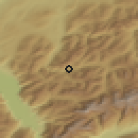 Shaded relief of the 51 km around Château-d'Oex, drawn from the GMTED2010 grid