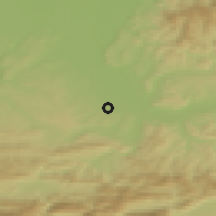 Shaded relief of the 51 km around Allschwil, drawn from the GMTED2010 grid