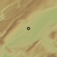 Shaded relief of the 51 km around Collex-Bossy, drawn from the GMTED2010 grid