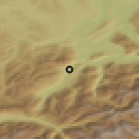 Shaded relief of the 51 km around Alpnach, drawn from the GMTED2010 grid