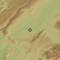 Shaded relief of the 51 km around Confignon, drawn from the GMTED2010 grid