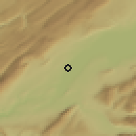 Shaded relief of the 51 km around Coppet, drawn from the GMTED2010 grid