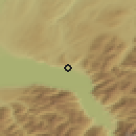 Shaded relief of the 51 km around Corseaux, drawn from the GMTED2010 grid