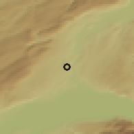 Shaded relief of the 51 km around Cossonay, drawn from the GMTED2010 grid