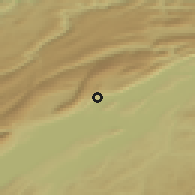 Shaded relief of the 51 km around Cressier, drawn from the GMTED2010 grid