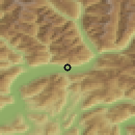 Shaded relief of the 51 km around Cugnasco-Gerra, drawn from the GMTED2010 grid