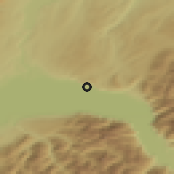Shaded relief of the 51 km around Cully, drawn from the GMTED2010 grid