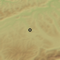 Shaded relief of the 51 km around Dagmersellen, drawn from the GMTED2010 grid