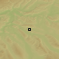 Shaded relief of the 51 km around Dänikon, drawn from the GMTED2010 grid