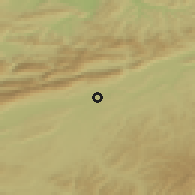 Shaded relief of the 51 km around Deitingen, drawn from the GMTED2010 grid