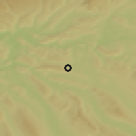 Shaded relief of the 51 km around Dielsdorf, drawn from the GMTED2010 grid