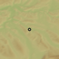 Shaded relief of the 51 km around Dietikon, drawn from the GMTED2010 grid