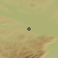Shaded relief of the 51 km around Egnach, drawn from the GMTED2010 grid
