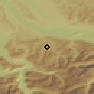 Shaded relief of the 51 km around Einsiedeln, drawn from the GMTED2010 grid