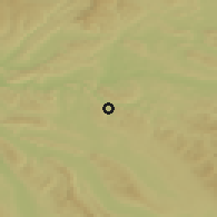 Shaded relief of the 51 km around Embrach, drawn from the GMTED2010 grid