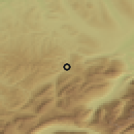 Shaded relief of the 51 km around Entlebuch, drawn from the GMTED2010 grid
