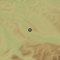 Shaded relief of the 51 km around Erlenbach, drawn from the GMTED2010 grid