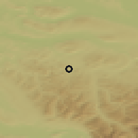 Shaded relief of the 51 km around Eschlikon, drawn from the GMTED2010 grid