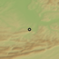Shaded relief of the 51 km around Ettingen, drawn from the GMTED2010 grid