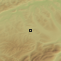 Shaded relief of the 51 km around Ettiswil, drawn from the GMTED2010 grid
