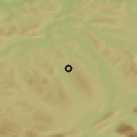 Shaded relief of the 51 km around Fahrwangen, drawn from the GMTED2010 grid