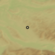 Shaded relief of the 51 km around Fehraltorf, drawn from the GMTED2010 grid