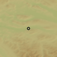 Shaded relief of the 51 km around Felben-Wellhausen, drawn from the GMTED2010 grid