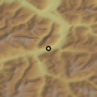 Shaded relief of the 51 km around Felsberg, drawn from the GMTED2010 grid