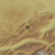 Shaded relief of the 51 km around Flühli, drawn from the GMTED2010 grid