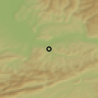 Shaded relief of the 51 km around Frenkendorf, drawn from the GMTED2010 grid