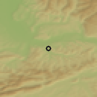 Shaded relief of the 51 km around Füllinsdorf, drawn from the GMTED2010 grid