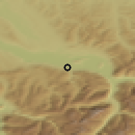 Shaded relief of the 51 km around Galgenen, drawn from the GMTED2010 grid