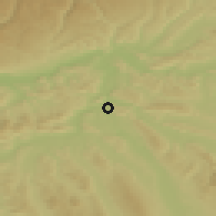 Shaded relief of the 51 km around Gebenstorf, drawn from the GMTED2010 grid