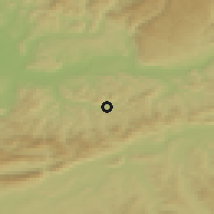 Shaded relief of the 51 km around Gelterkinden, drawn from the GMTED2010 grid