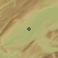 Shaded relief of the 51 km around Genthod, drawn from the GMTED2010 grid
