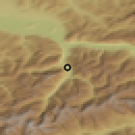 Shaded relief of the 51 km around Glarus, drawn from the GMTED2010 grid