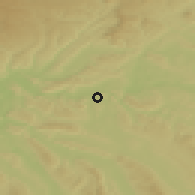 Shaded relief of the 51 km around Glattfelden, drawn from the GMTED2010 grid